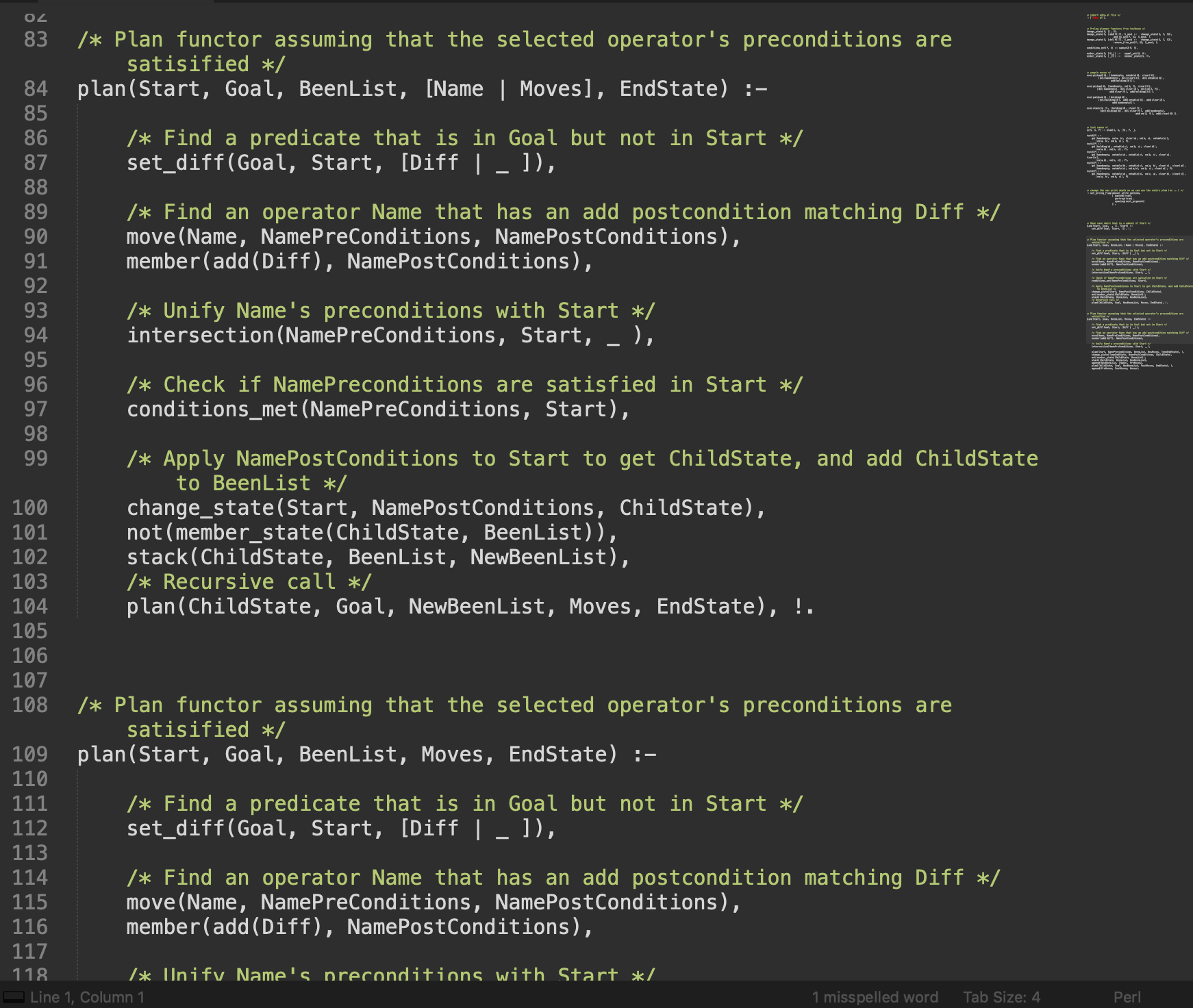 Prolog Nested Code My College Experience